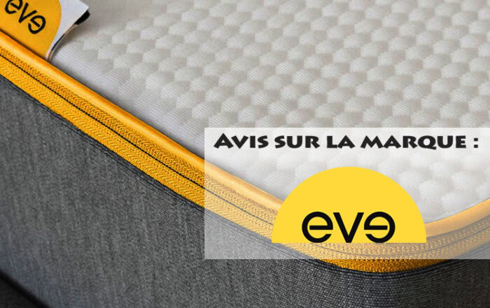 Un article review sur la marque de matelas Eve