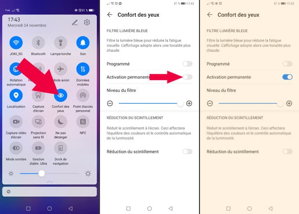 Bien dormir lumière bleu smartphone