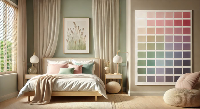Les couleurs du Feng Shui recommandées pour la chambre