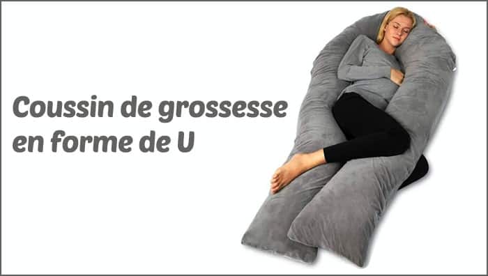 Coussin de grossesse en forme de u