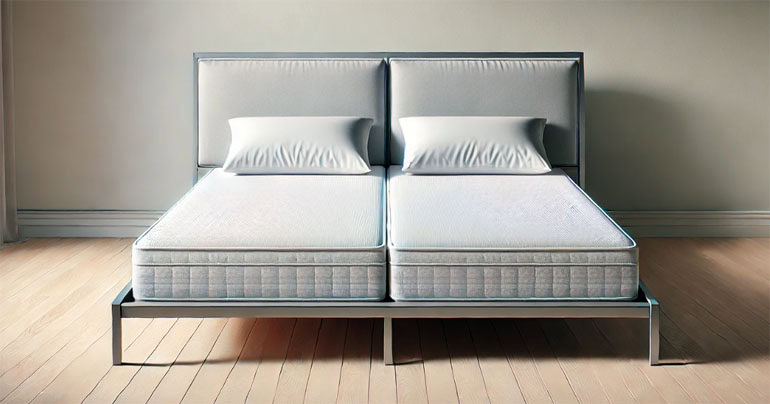 Deux matelas pour avoir une indépendance de couchage optimale
