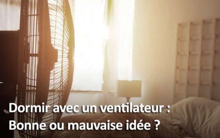 Dormir avec un ventilateur