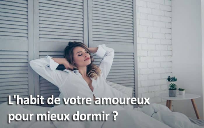 L'habit de votre amoureux pour mieux dormir ?