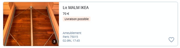 Cadre pour lit pas cher
