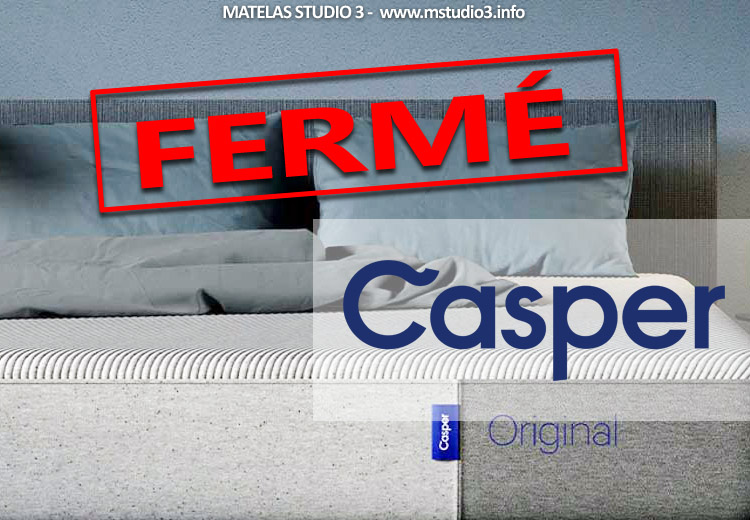 Avis des matelas Casper : indisponible en France