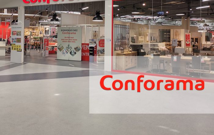 Présentation du magasin Conforama
