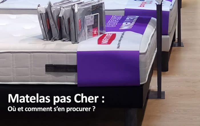 Matelas pas cher ou moins cher
