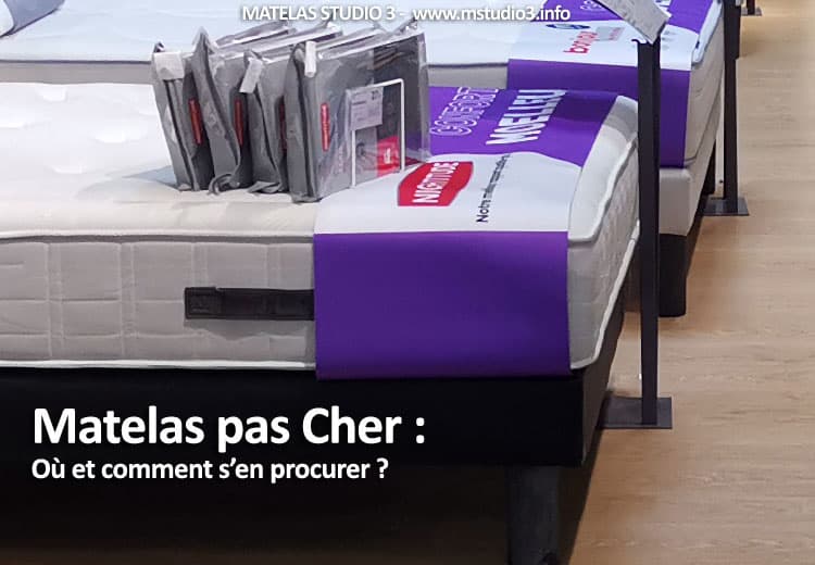 Matelas pas cher ou moins cher