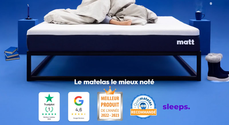 Matt Sleeps, le matelas le mieux noté