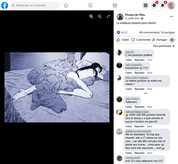 Meilleure position pour dormir via les réseaux sociaux