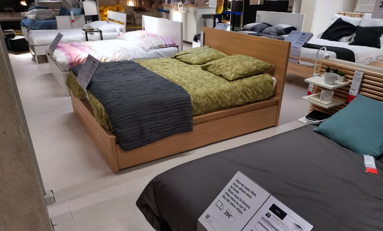 Showroom matelas ikea