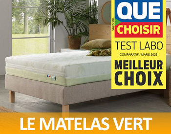 Matelas vert -  Meilleur choix que choisir