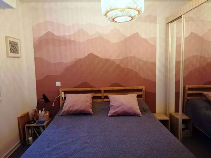 Tête de lit peinture