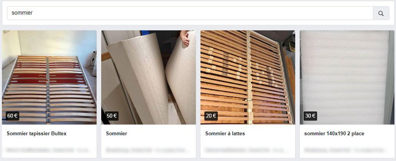 Vente de sommier pas cher entre particulier